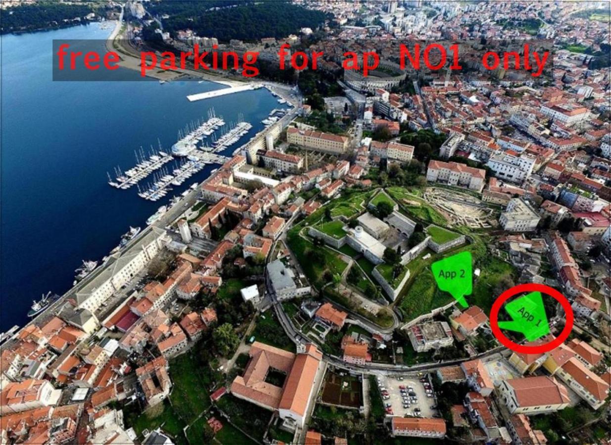 Apartments Bonvenon2Center Pula Exteriör bild